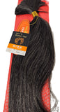 Human hair bulk Yaky touch pre-washed for braiding; straight image 0