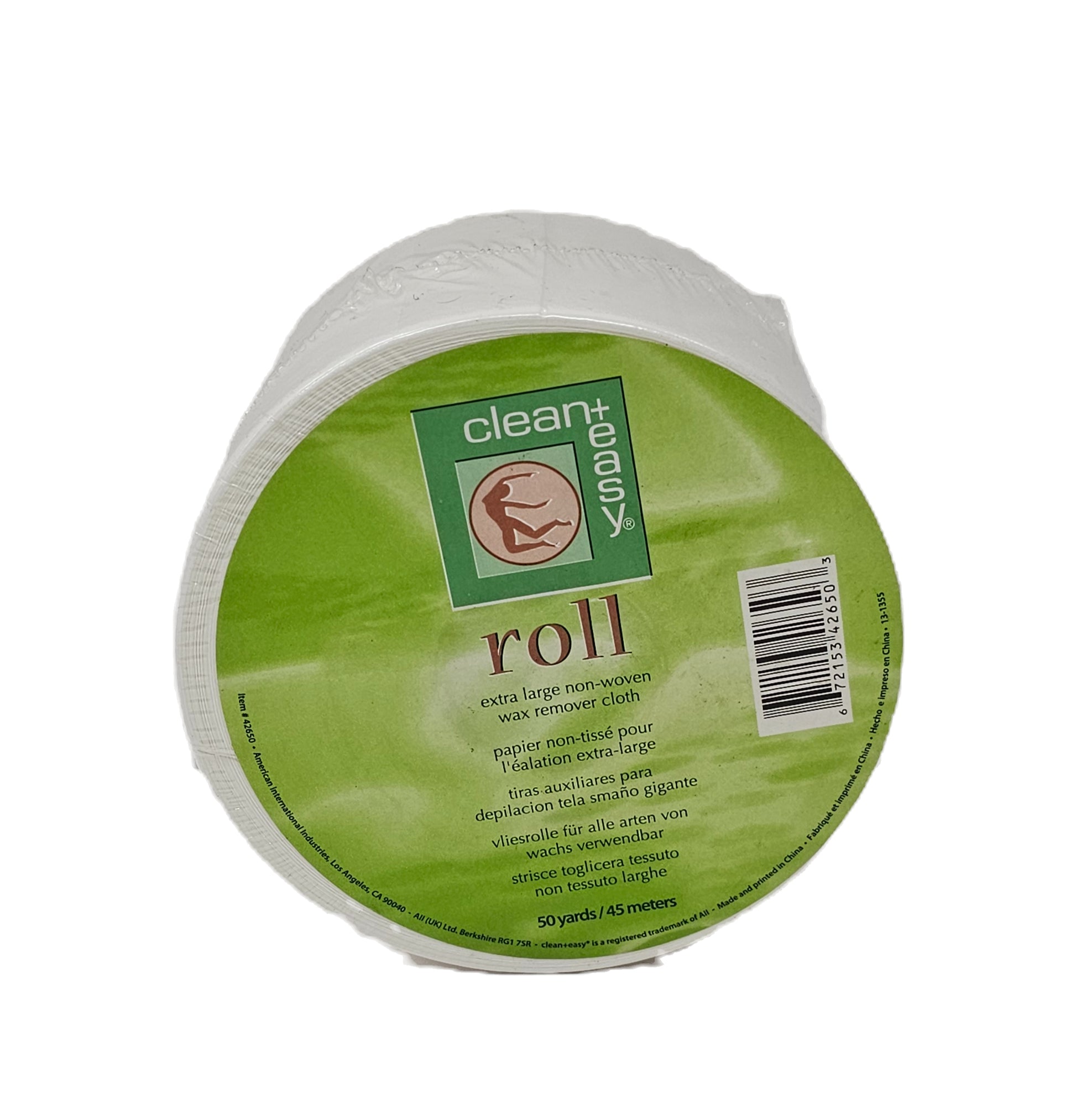Clean + easy roll extra large non-woven wax remover cloth 50 yards image 2