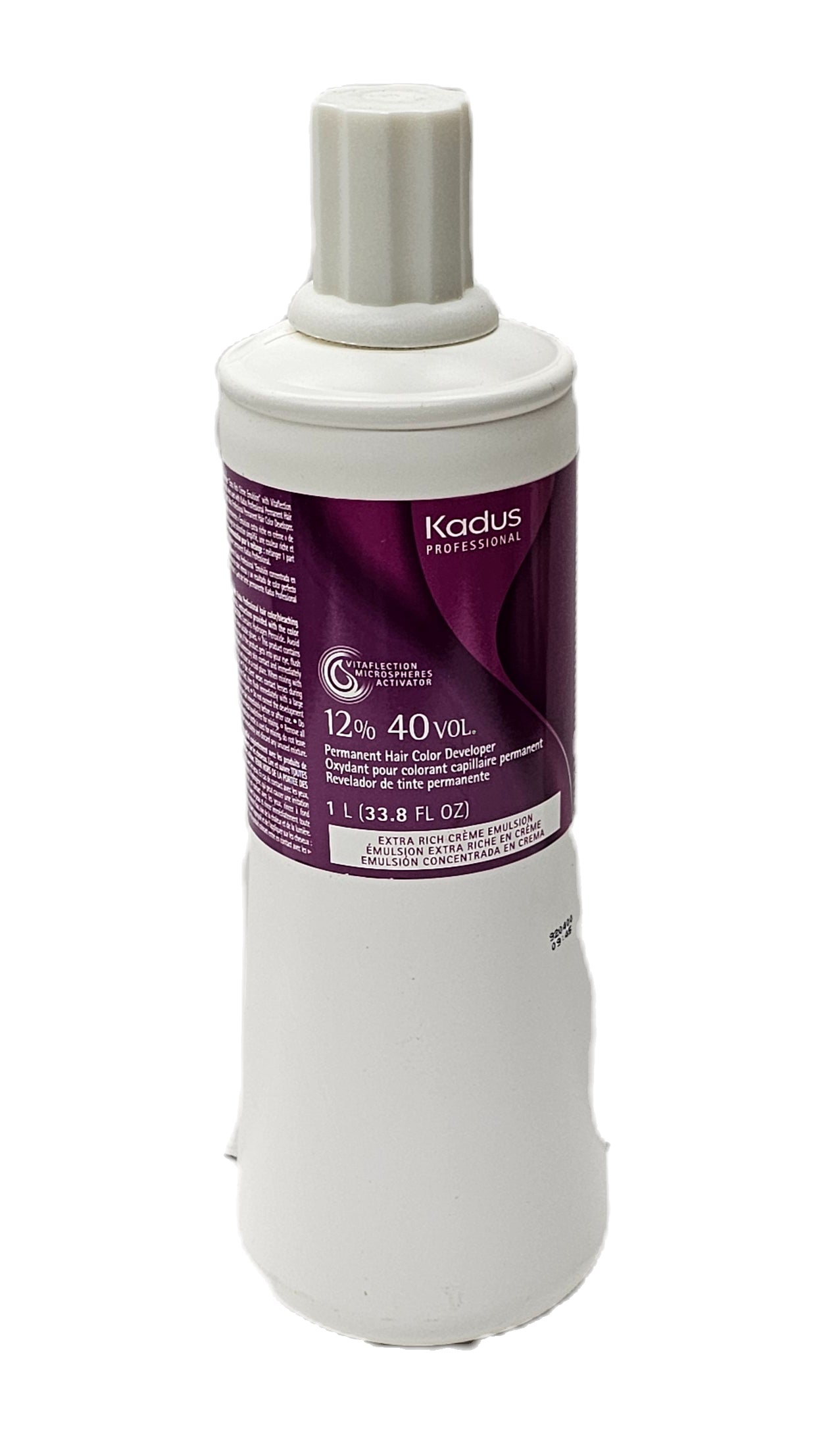 Kadus professional permanent hair color cream developer; 12% 40 vol; 33.8floz image 3