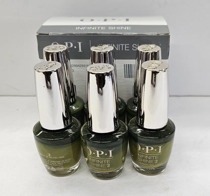 Set of 6 OPI infinite shine; Olive for green; 0.5fl.oz image 0
