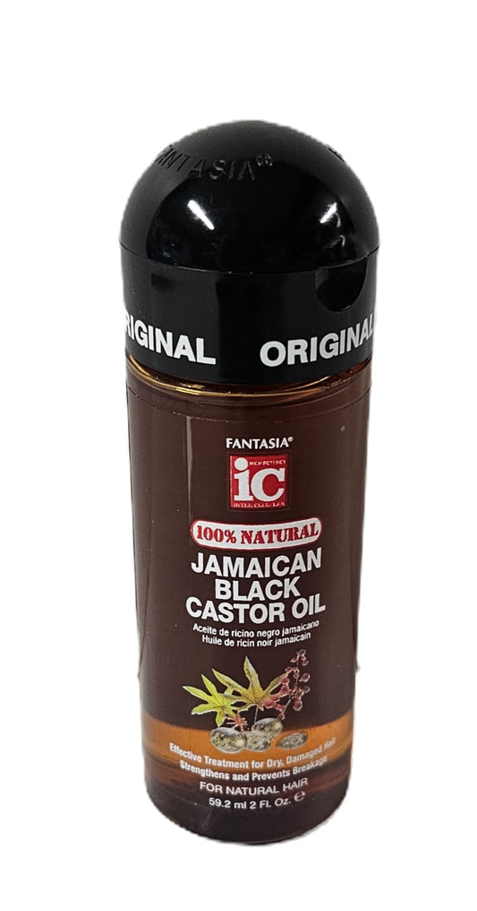 Fantasia IC 100% natural Jamaican black castor oil; 2fl.oz travel size image 0