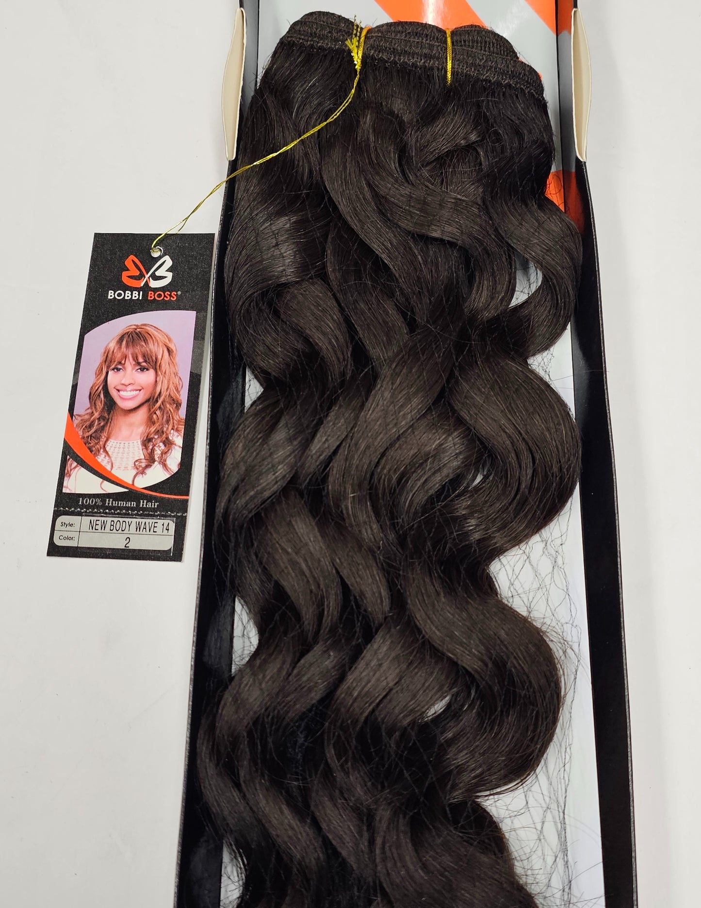 Bobbi Boss human hair new body wave; curly sew-in weft. image 4