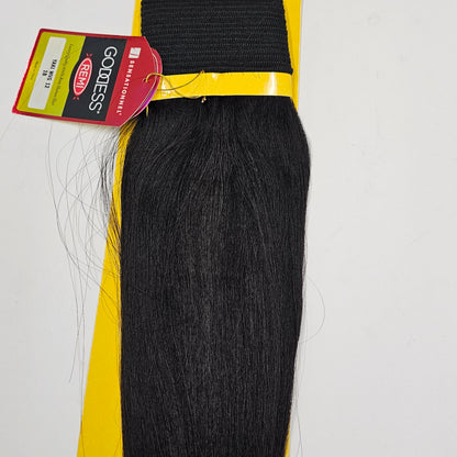 Goddess remi human hair weave tangle-free for sew-in; straight; wefts image 2