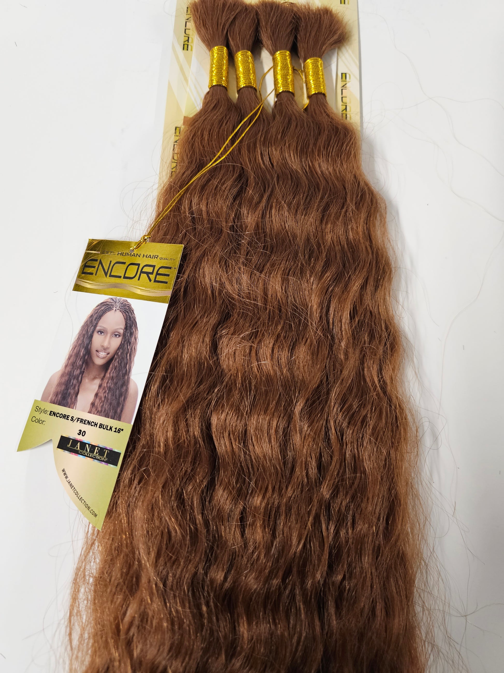 Wet and wavy human hair premium blend  Super French bulk for braiding image 2