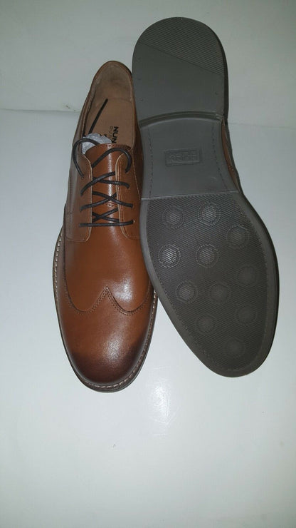 NUNN BUSH CHARLIE WINGTIP OXFORD MEN'S SHOES; COGNAC;81738221;M image 1