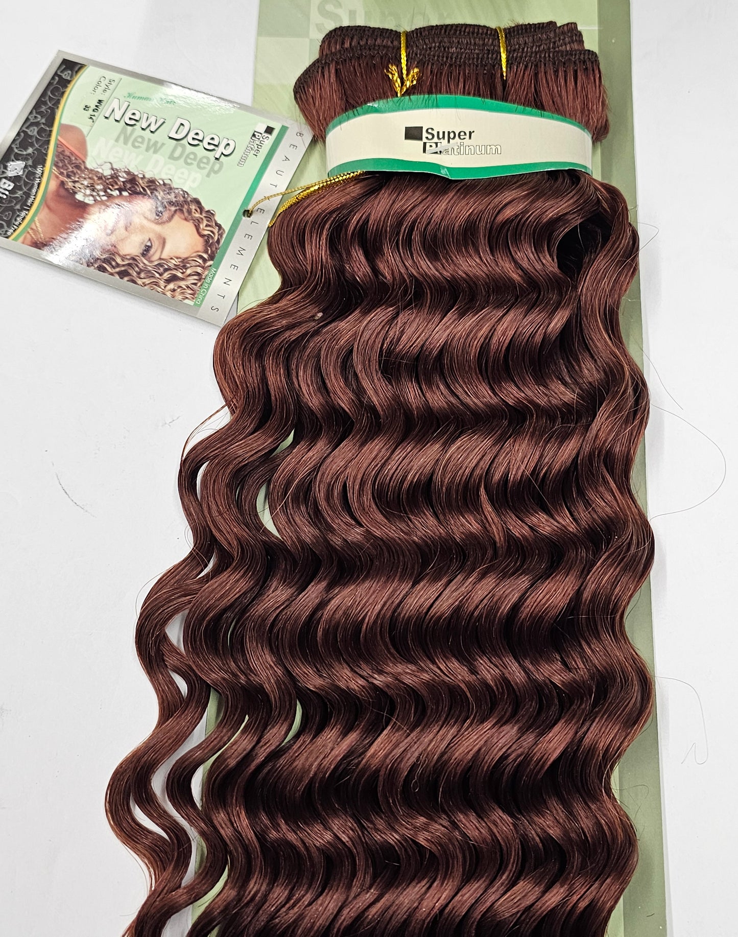 Curly human hair tangle-free new deep weave for sew-in; wefts. image 10