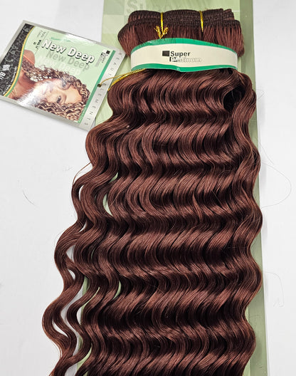 Curly human hair tangle-free new deep weave for sew-in; wefts. image 10