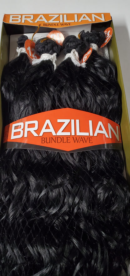 Multi length hair extensions; deep Spanish; curly; weft; sew-in; for women image 1