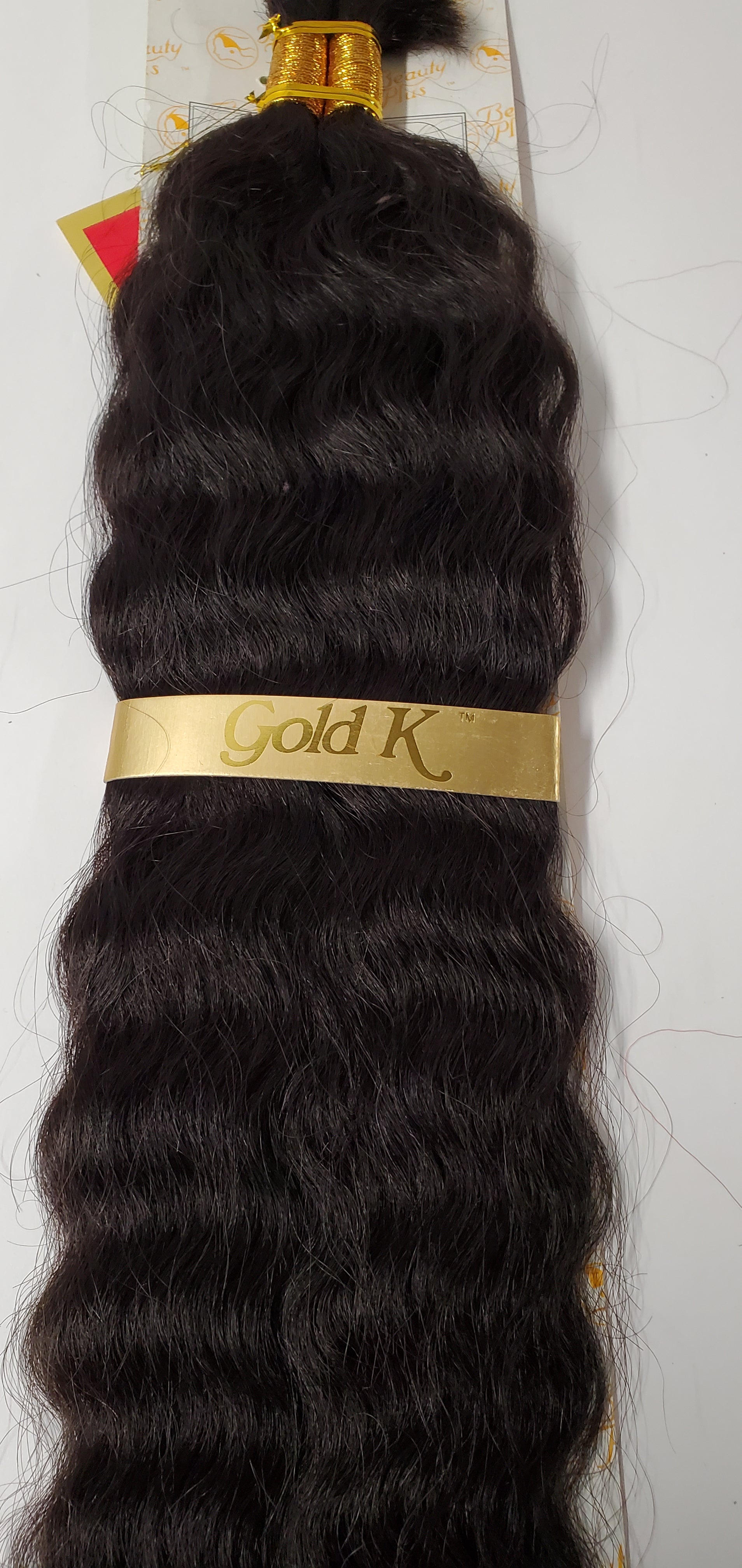 Human hair French refined super bulk tangle-free  wet and wavy for braiding; Jan image 1