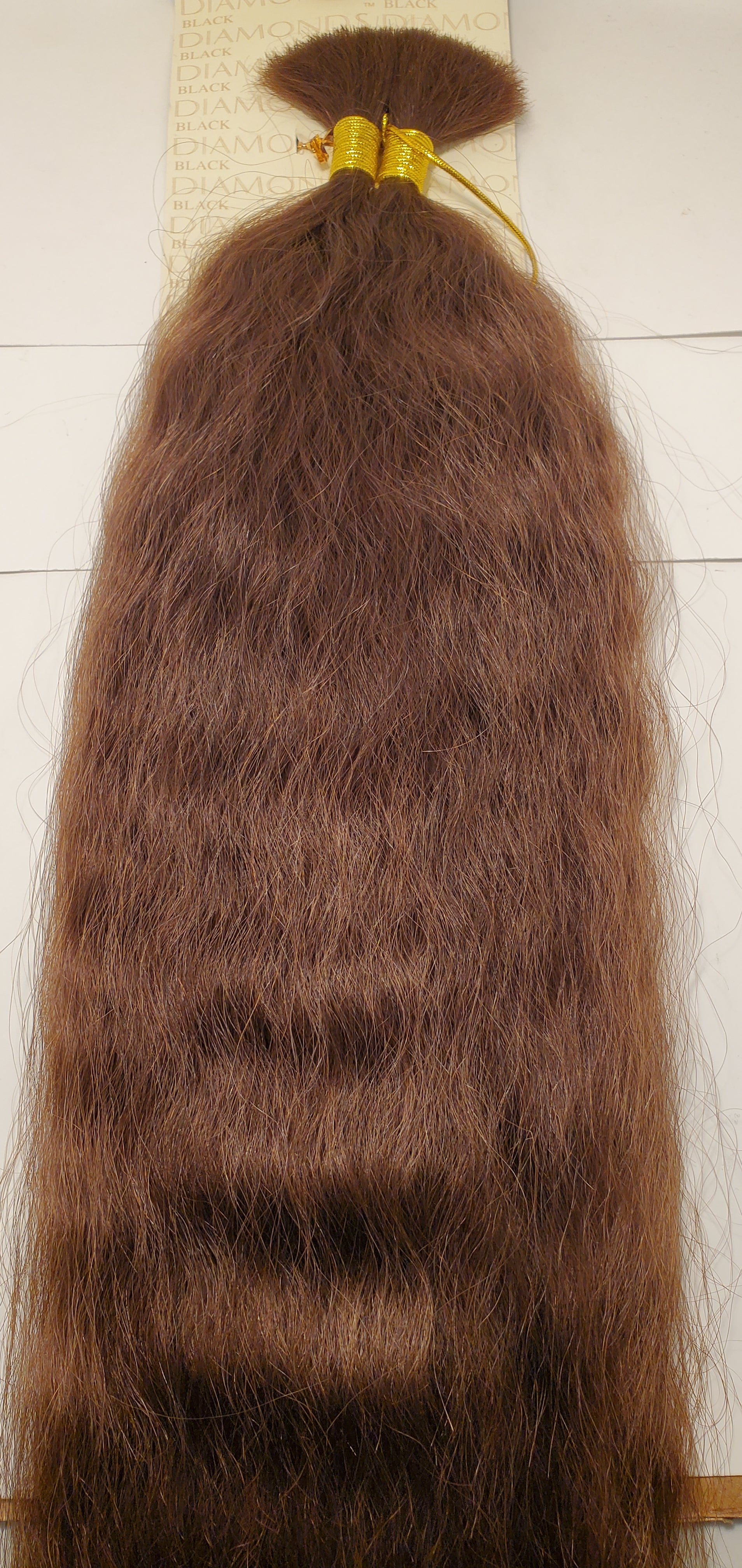 Remi human hair super bulk tangle-free wavy for braiding; Black Diamond image 0