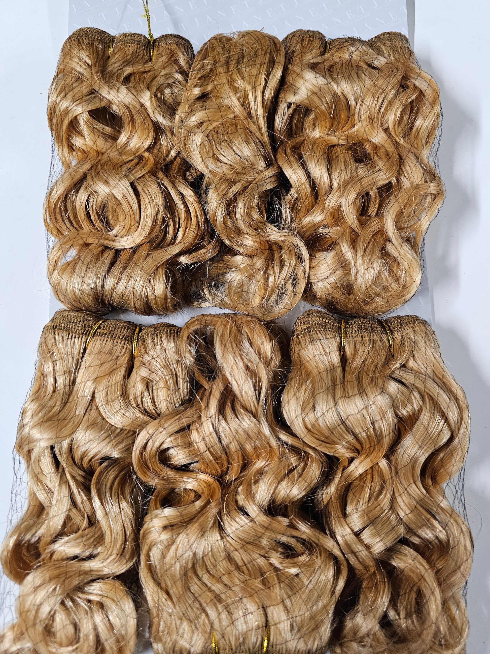Human hair tangle-free weave; Lento; curly; sew-in; 6pcs. image 6