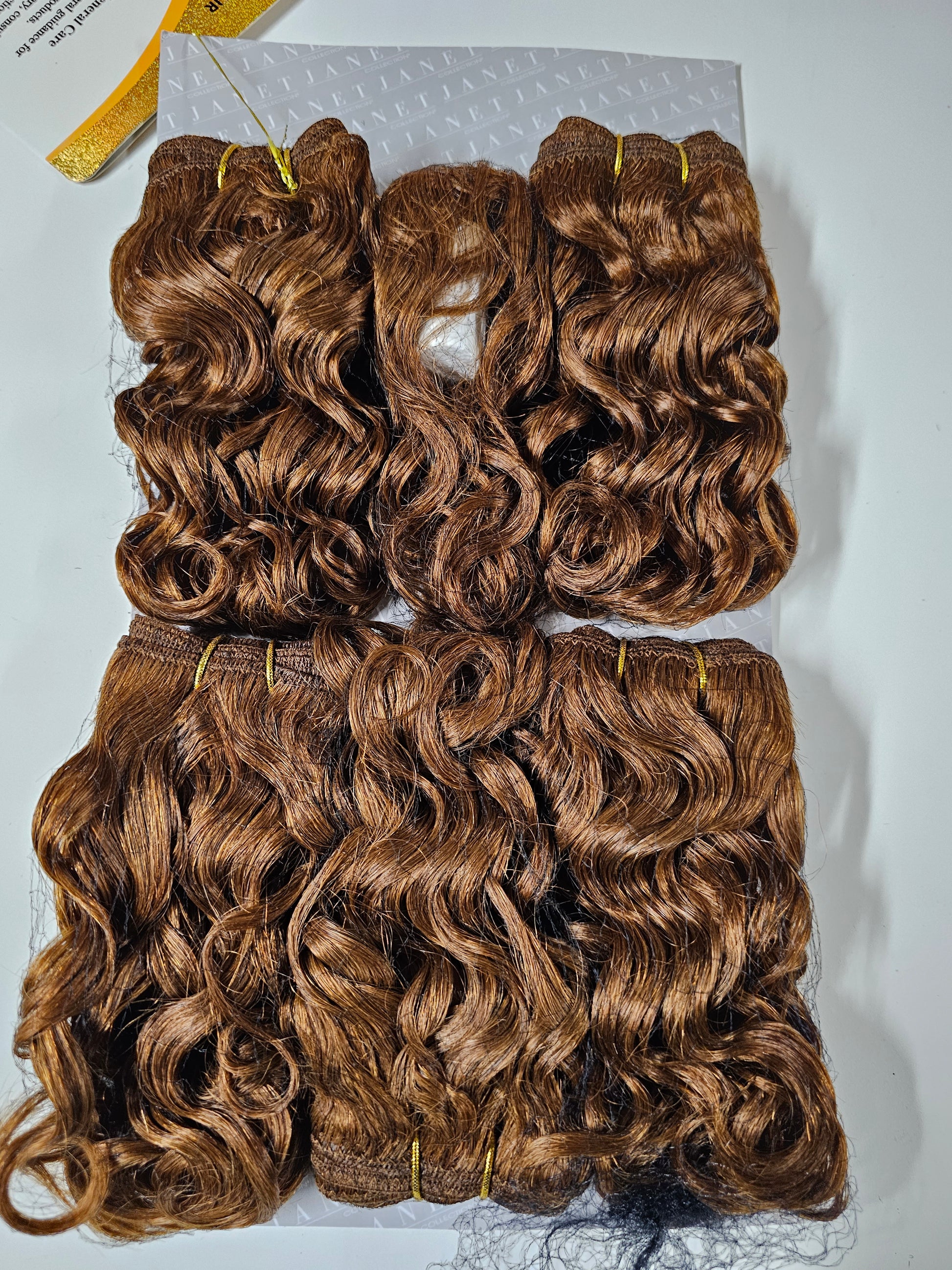 Human hair tangle-free weave; Lento; curly; sew-in; 6pcs. image 4