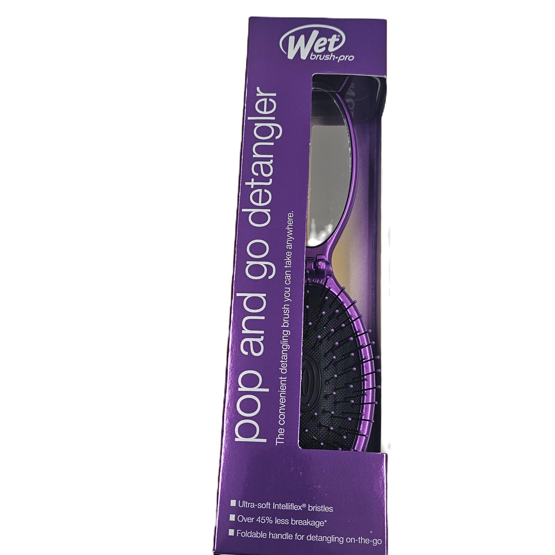 Wet brush-pro pop and go detangler; ultra soft foldable handle. image 4