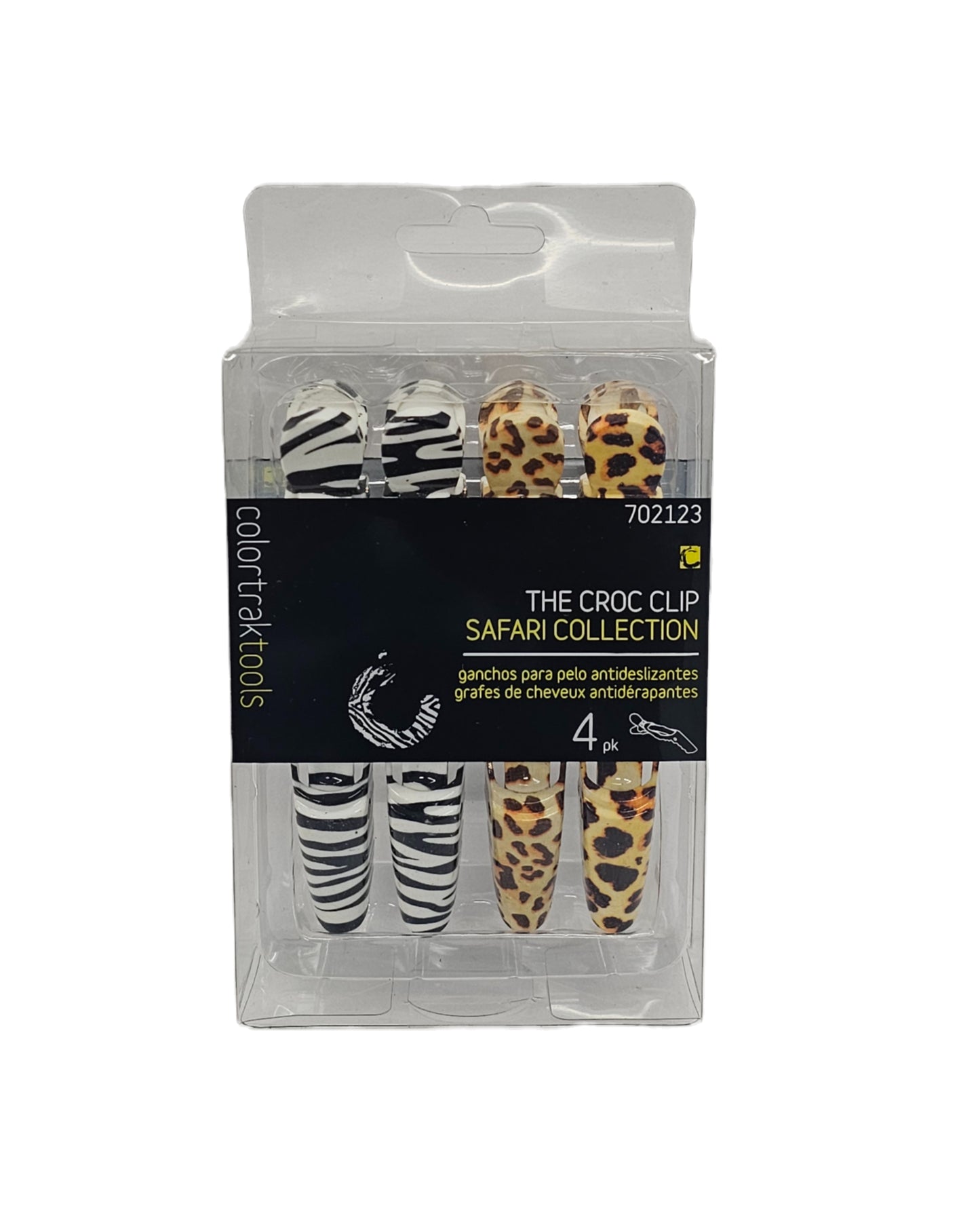 The croc clip Safari collection(4pcs) ; Colortrak image 1