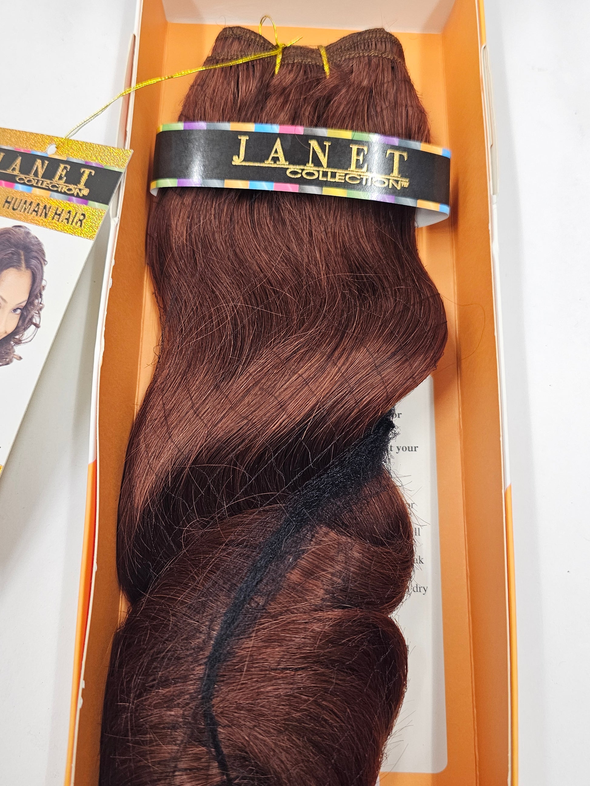 Curly human hair weave tangle-free for sew-in; French body and romance; wefts. image 2