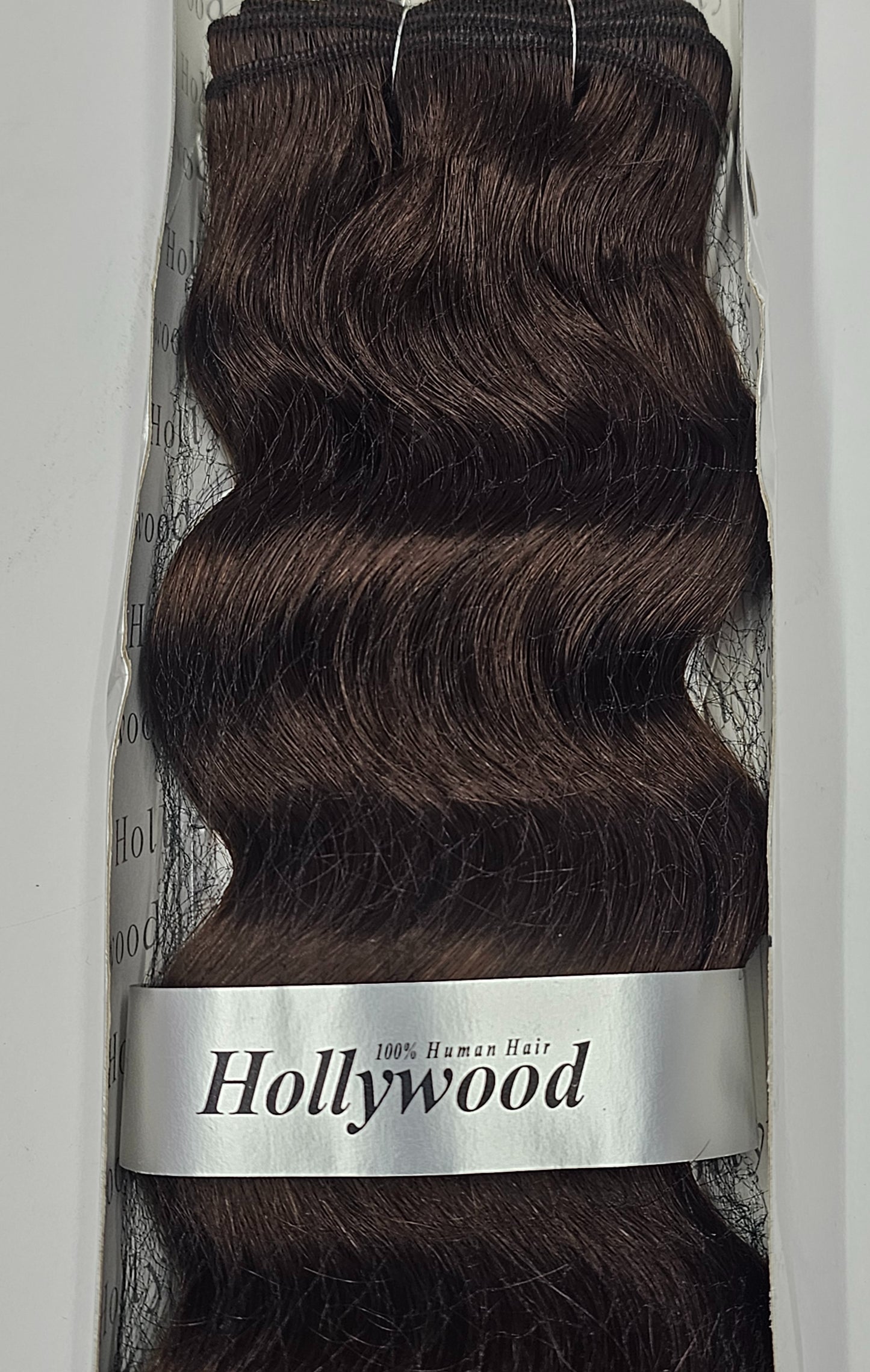 Human hair weave tangle-free Italian hi body wave; curly sew-in weft. image 1