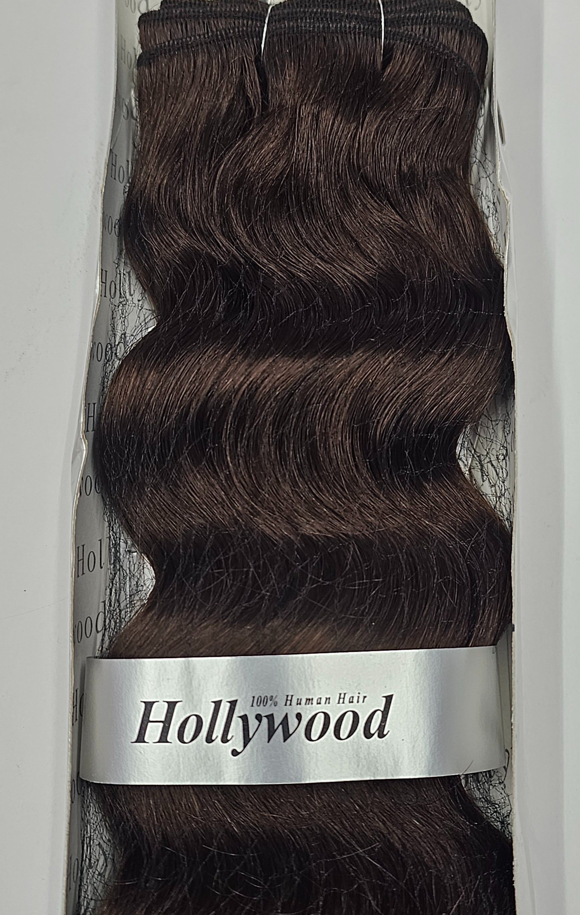 Human hair weave tangle-free Italian hi body wave; curly sew-in weft. image 1