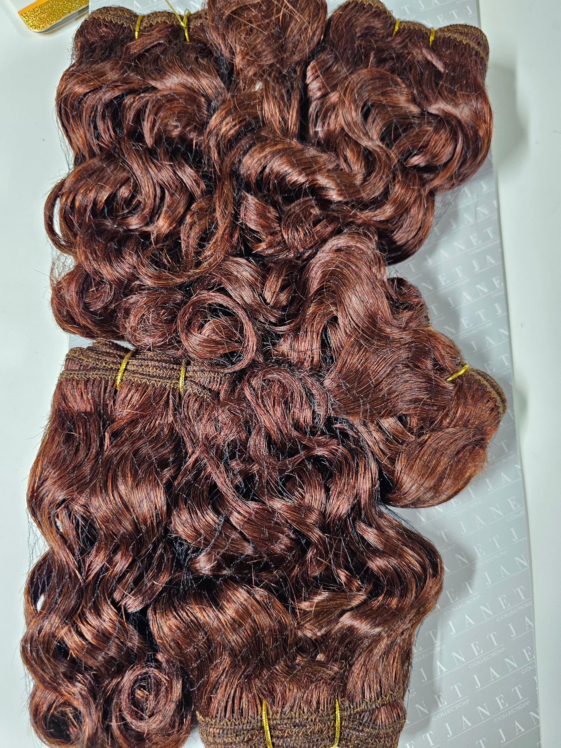 Human hair tangle-free weave; Lento; curly; sew-in; 6pcs. image 5