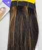 Human hair weave yaky straight for sew-in, wefts, mixed colors image 4