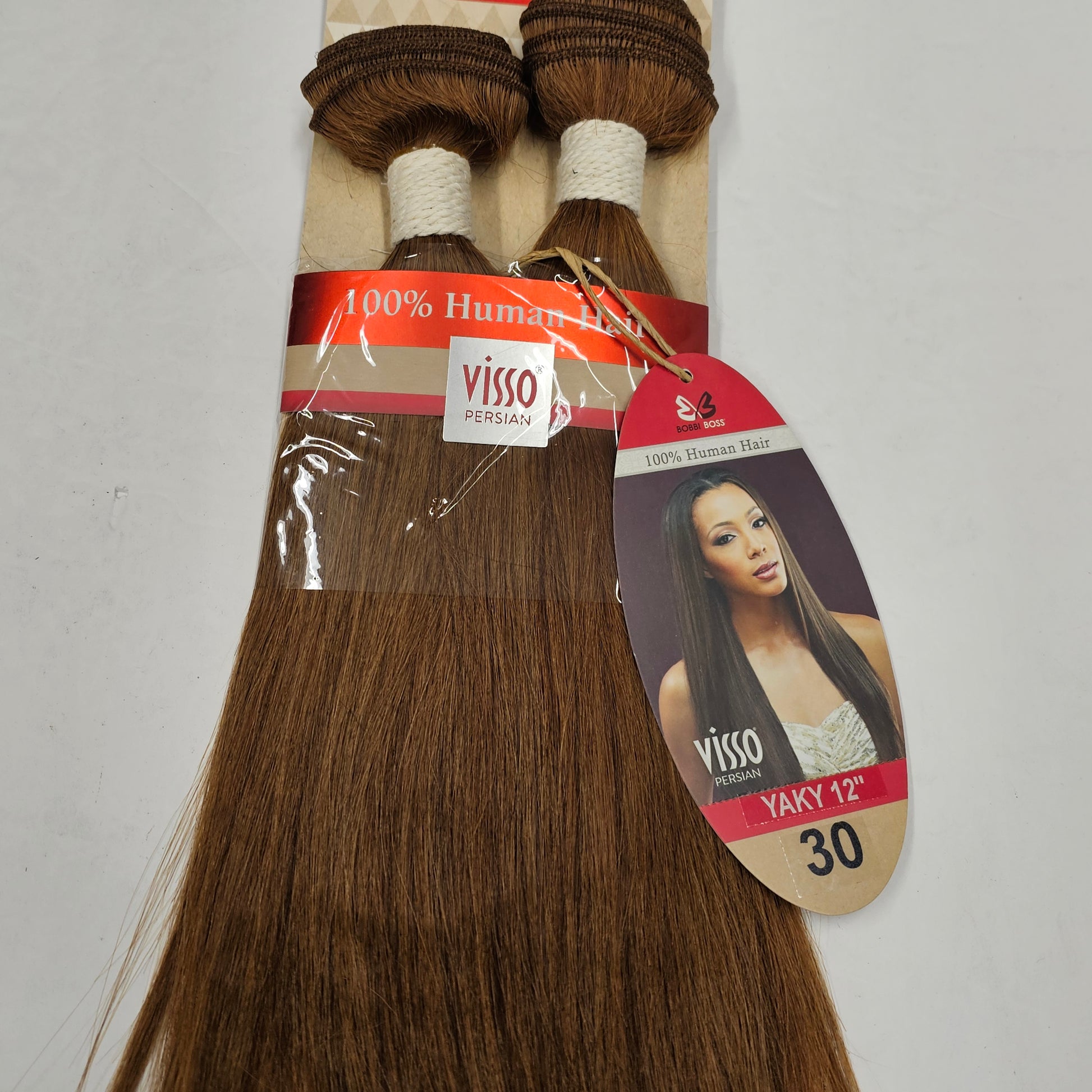 Human hair weave Visso persian yaky; straight sew-in weft; first class image 3