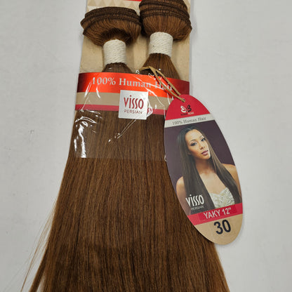 Human hair weave Visso persian yaky; straight sew-in weft; first class image 3