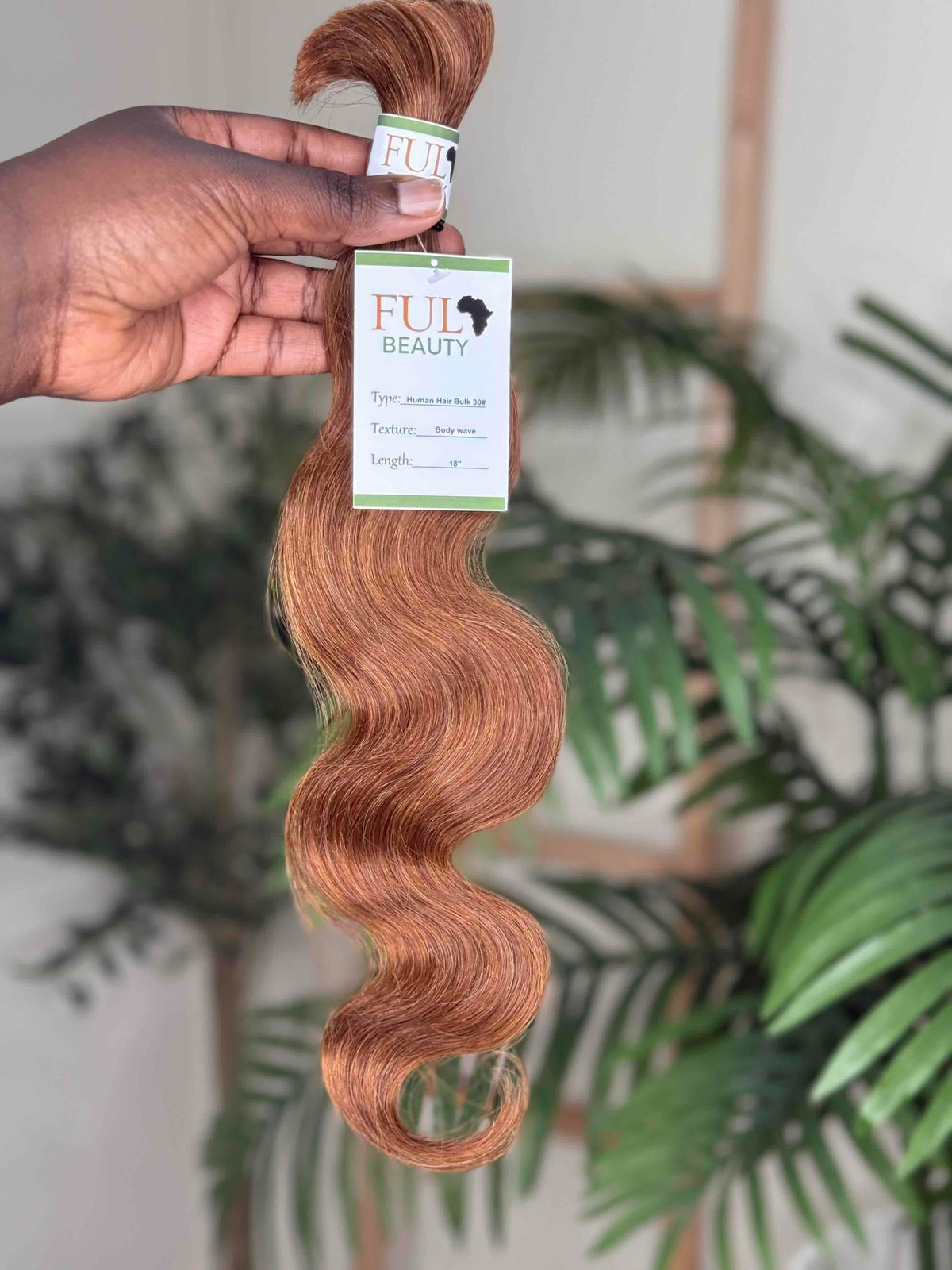 Body wave human hair bulk for braiding - curly