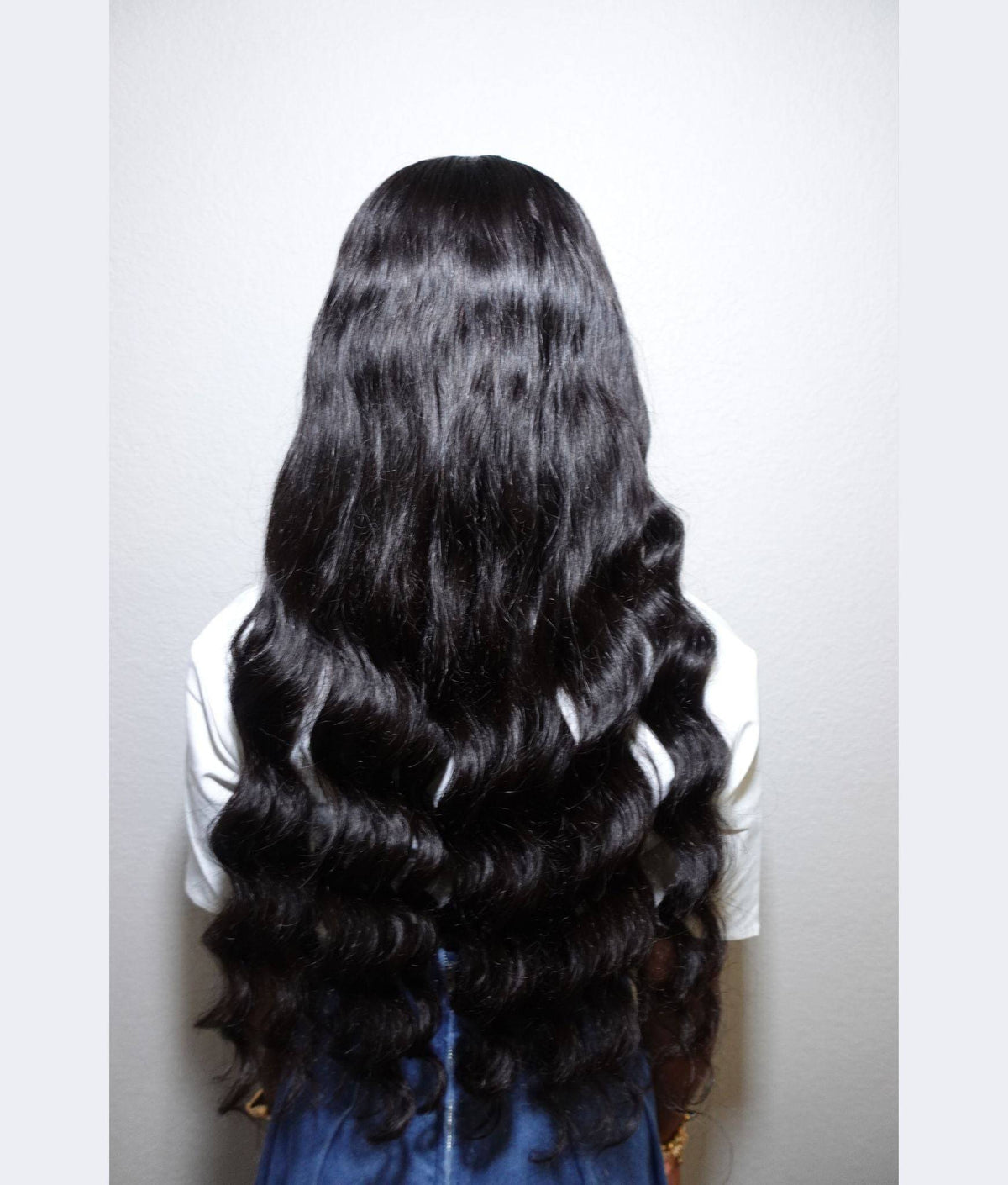 Body wave virgin human hair wig - curly