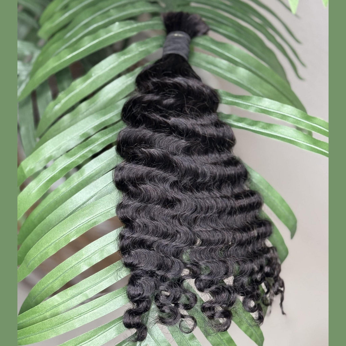 Burmese human hair bulk for braids styling - curly