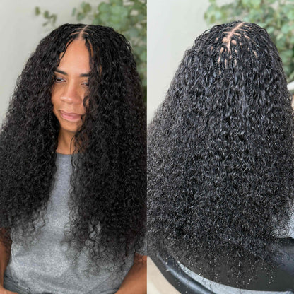 Burmese human hair bulk for braids styling - curly