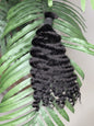Burmese human hair bulk for braids styling - curly
