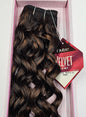 Outre velvet remi human hair weave divine wave; curly sew-in weft. image 3