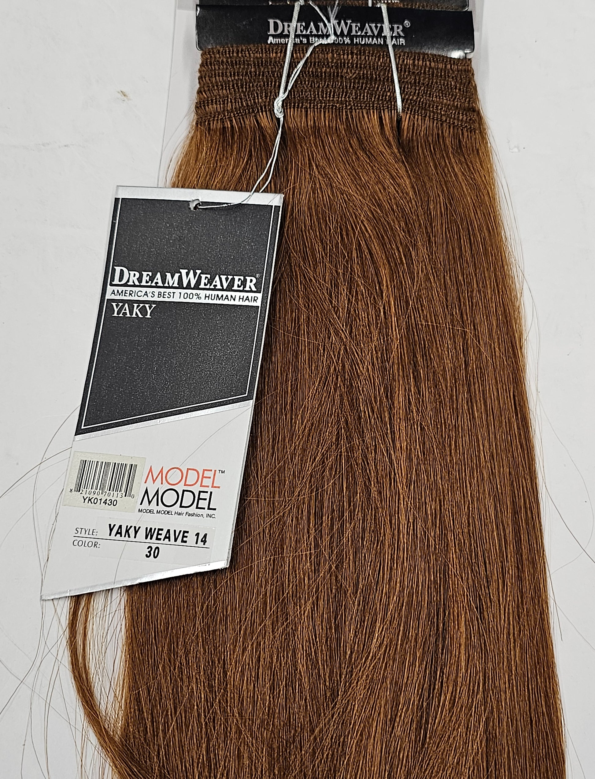 Tangle-free dreamweaver yaky weave for sew-in, weft, straight image 2