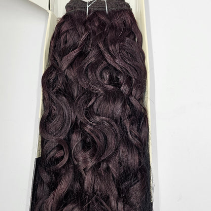Human hair spanish perm wave; curly sew-in weft dreamweaver image 1