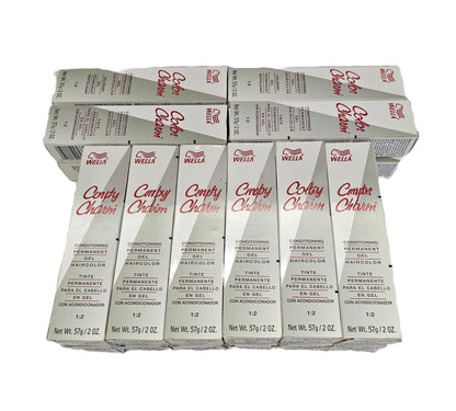 Lot of 132 Wella color charm permanent gel conditioning hair color; 2oz image 2