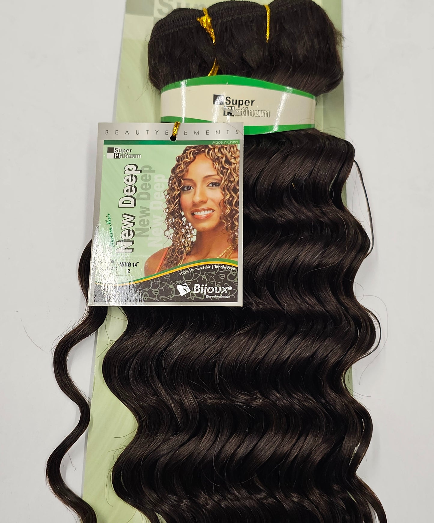 Curly human hair tangle-free new deep weave for sew-in; wefts. image 7