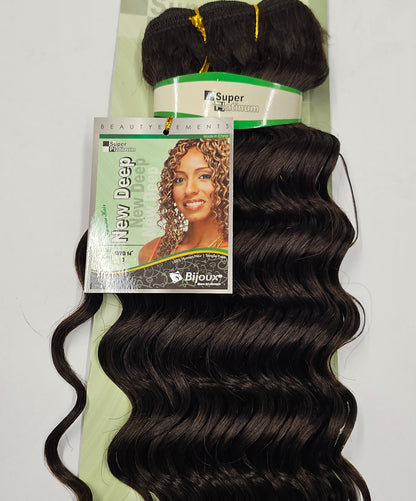 Curly human hair tangle-free new deep weave for sew-in; wefts. image 7