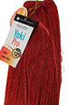 Human hair and premium blend weave straight for sew-in; weft; Yaki pro image 1