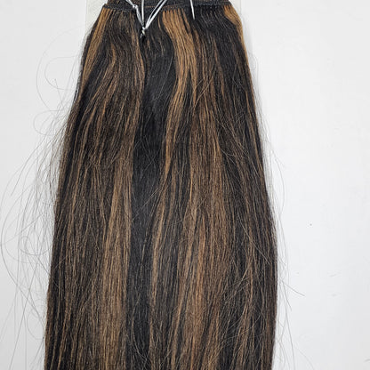 Indian remi ripple deep wet and wavy sew-in wefts; straight and wavy style image 2