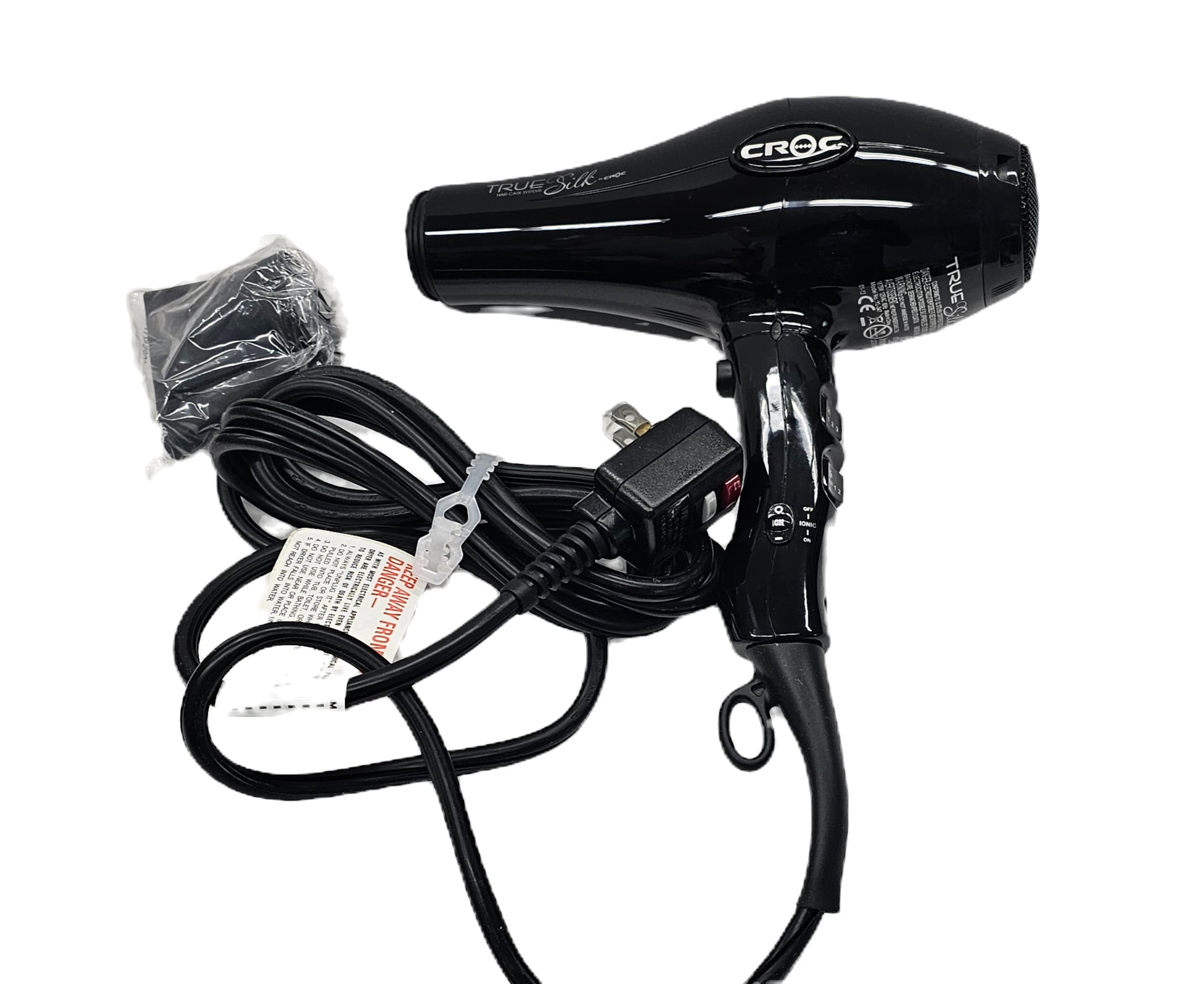 CROC - Classic True Silk Blow Dryer Black; YL-347 image 4