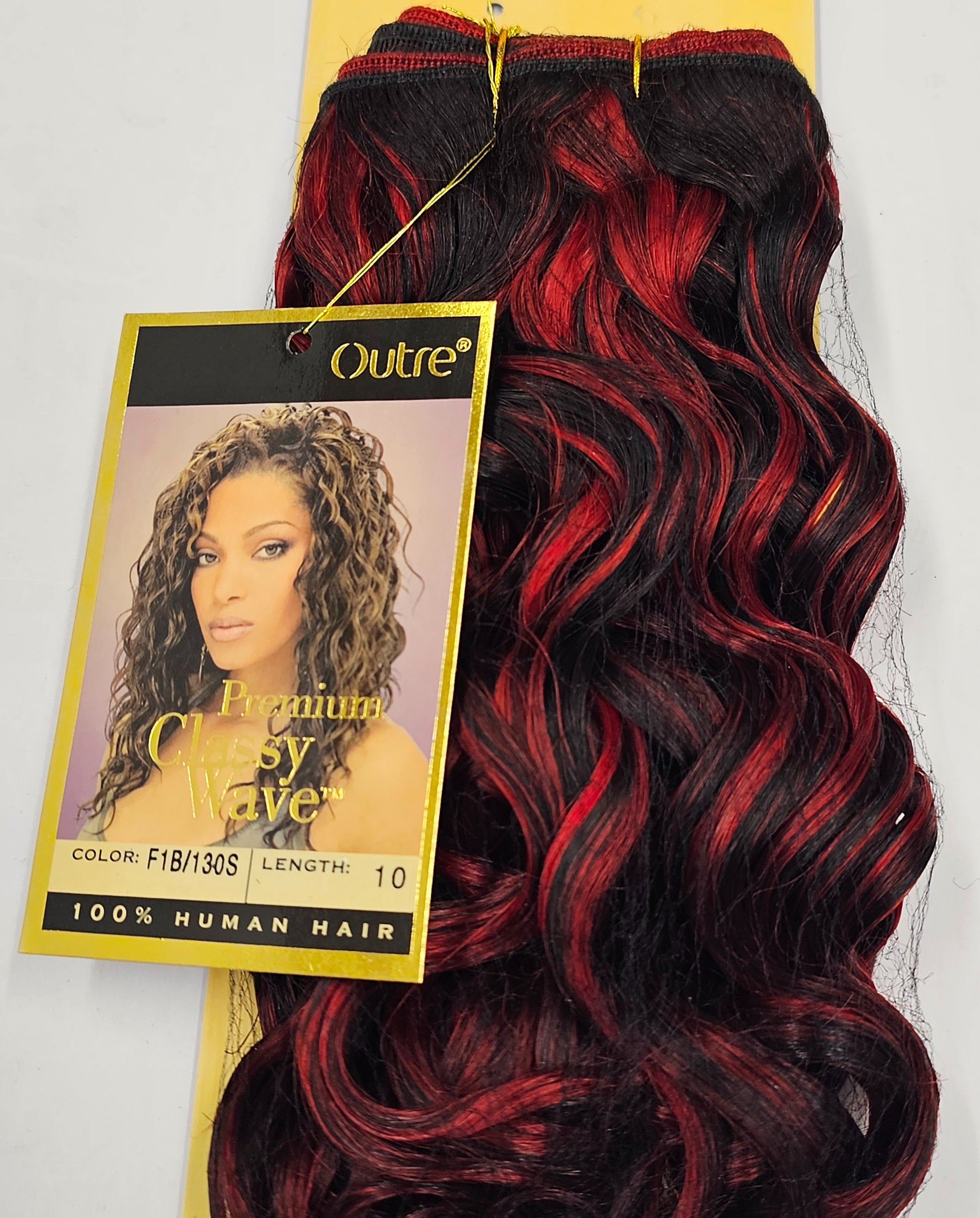 Human hair tangle -free premium classy wave; curly sew-in weft; Outre image 6