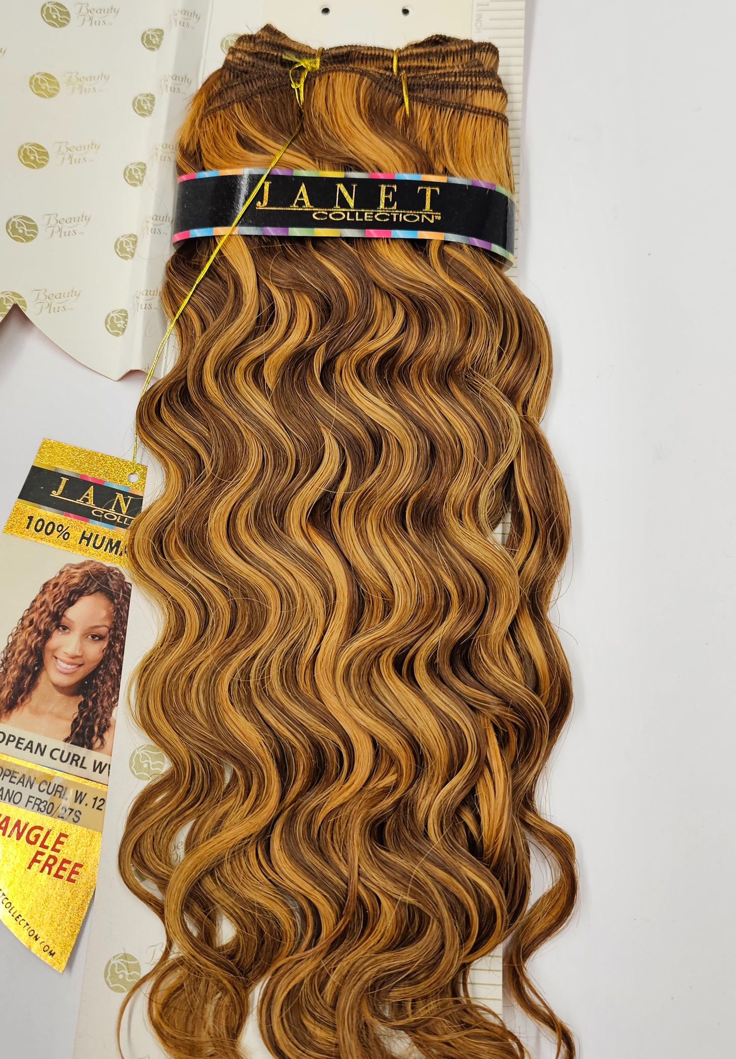 Curly human hair tangle-free weave for sew-in; European curl; wefts. image 7