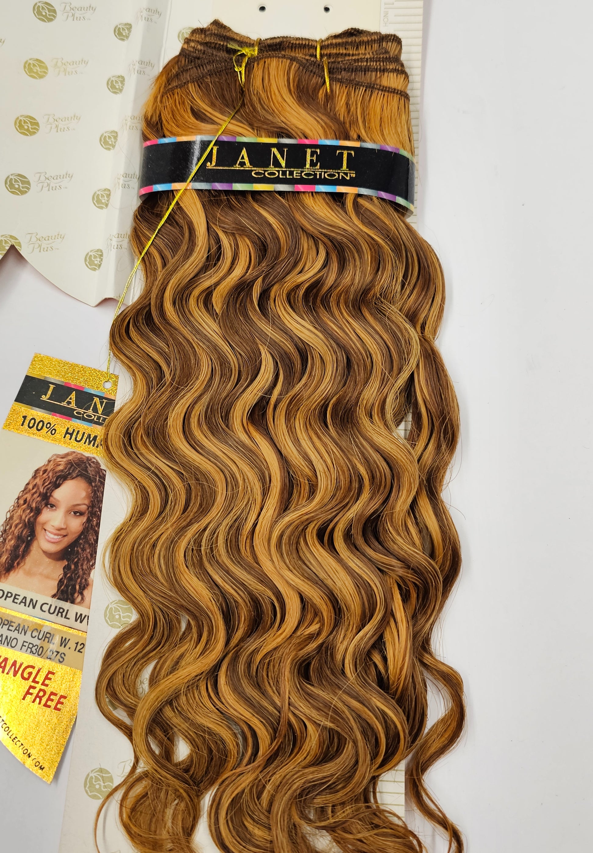 Curly human hair tangle-free weave for sew-in; European curl; wefts. image 7