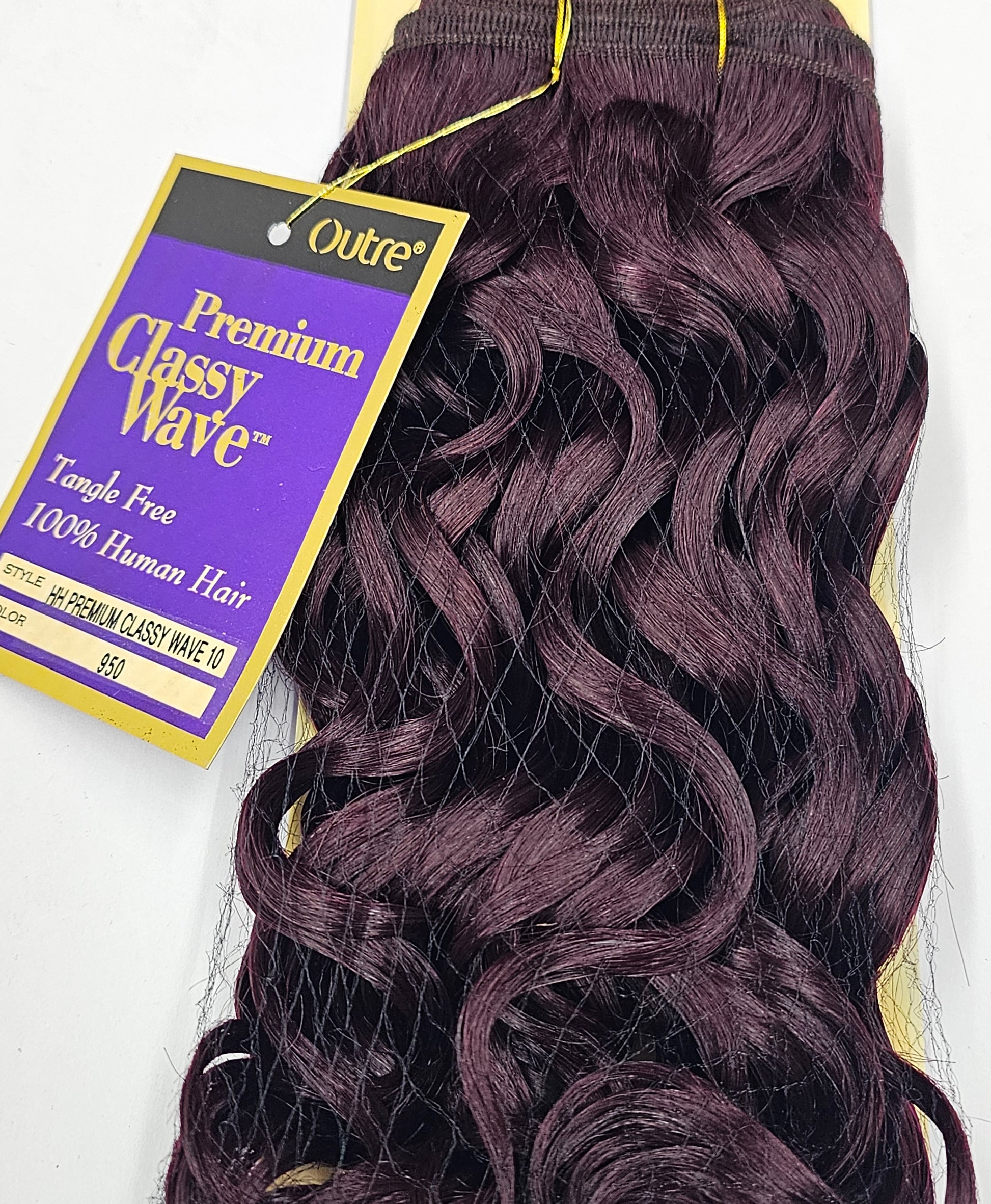 Human hair tangle -free premium classy wave; curly sew-in weft; Outre image 3