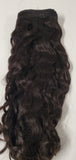 Human hair Spanish wave curly weave; platinum neutralized sew-in weft. image 0