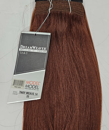 Tangle-free dreamweaver yaky weave for sew-in, weft, straight image 5