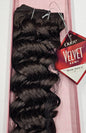 Outre velvet remi human hair weave divine wave; curly sew-in weft. image 6