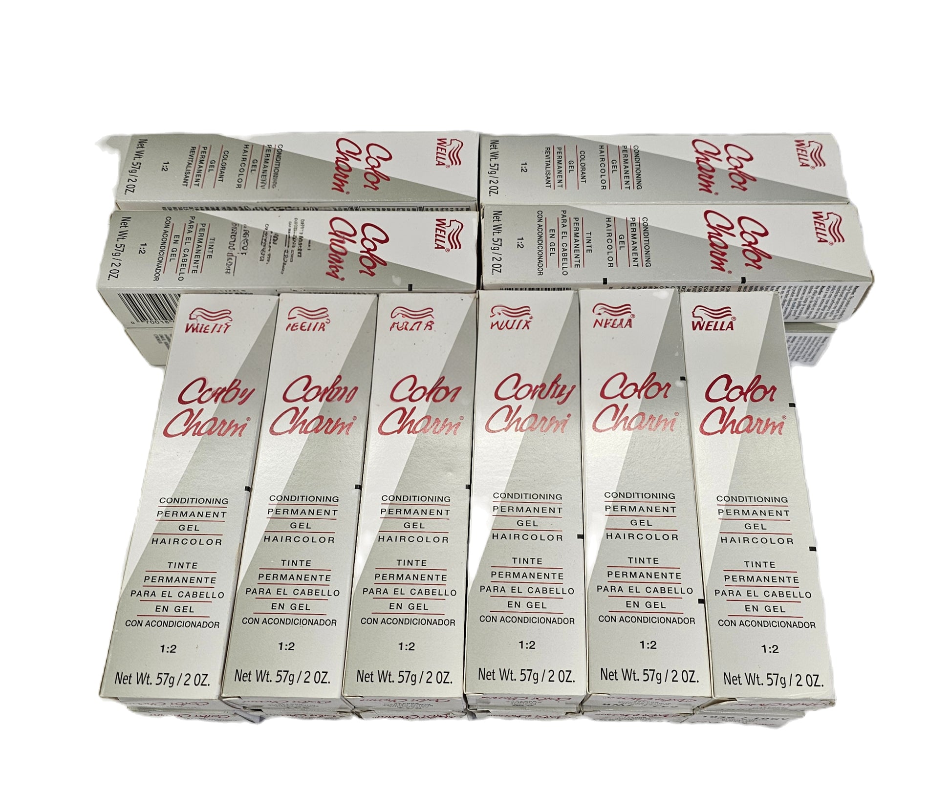 Lot of 132 Wella color charm permanent gel conditioning hair color; 2oz image 1