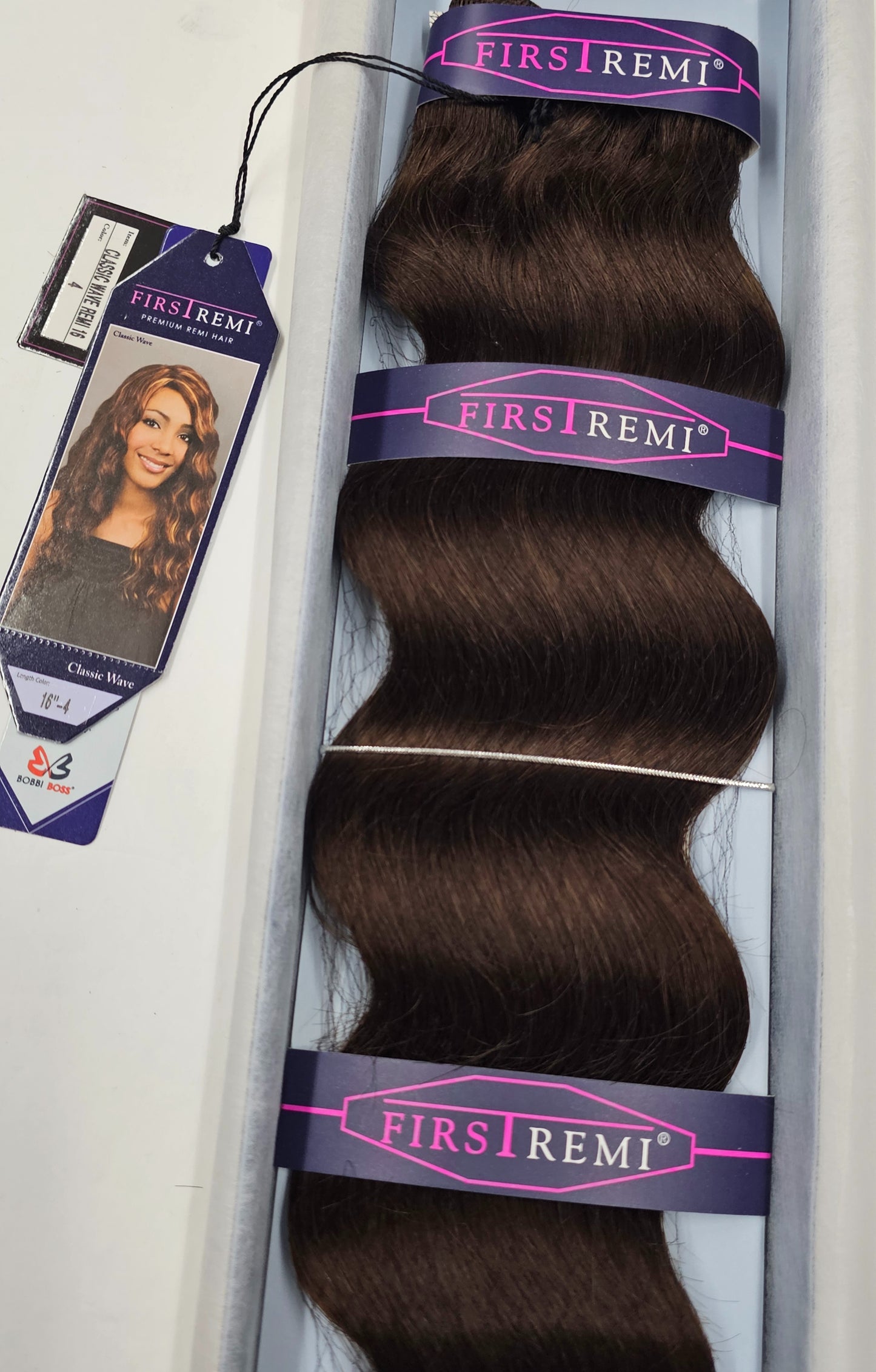 Curly premium remi human hair weave for sew-in; classic wave; wefts. image 5