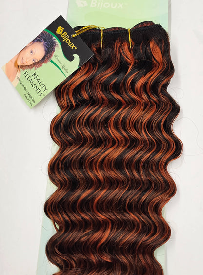 Curly human hair tangle-free new deep weave for sew-in; wefts. image 8