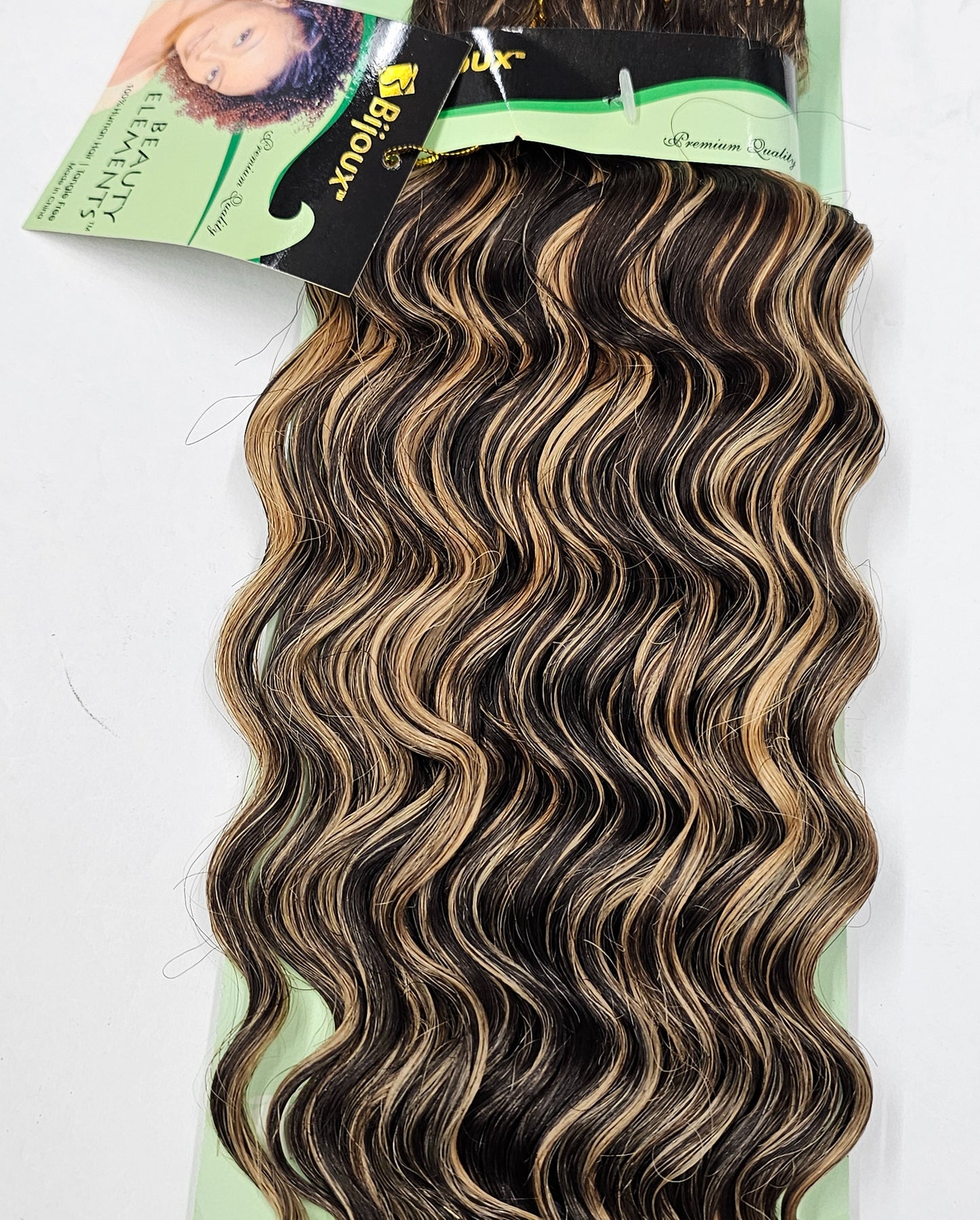 Curly human hair tangle-free new deep weave for sew-in; wefts. image 5